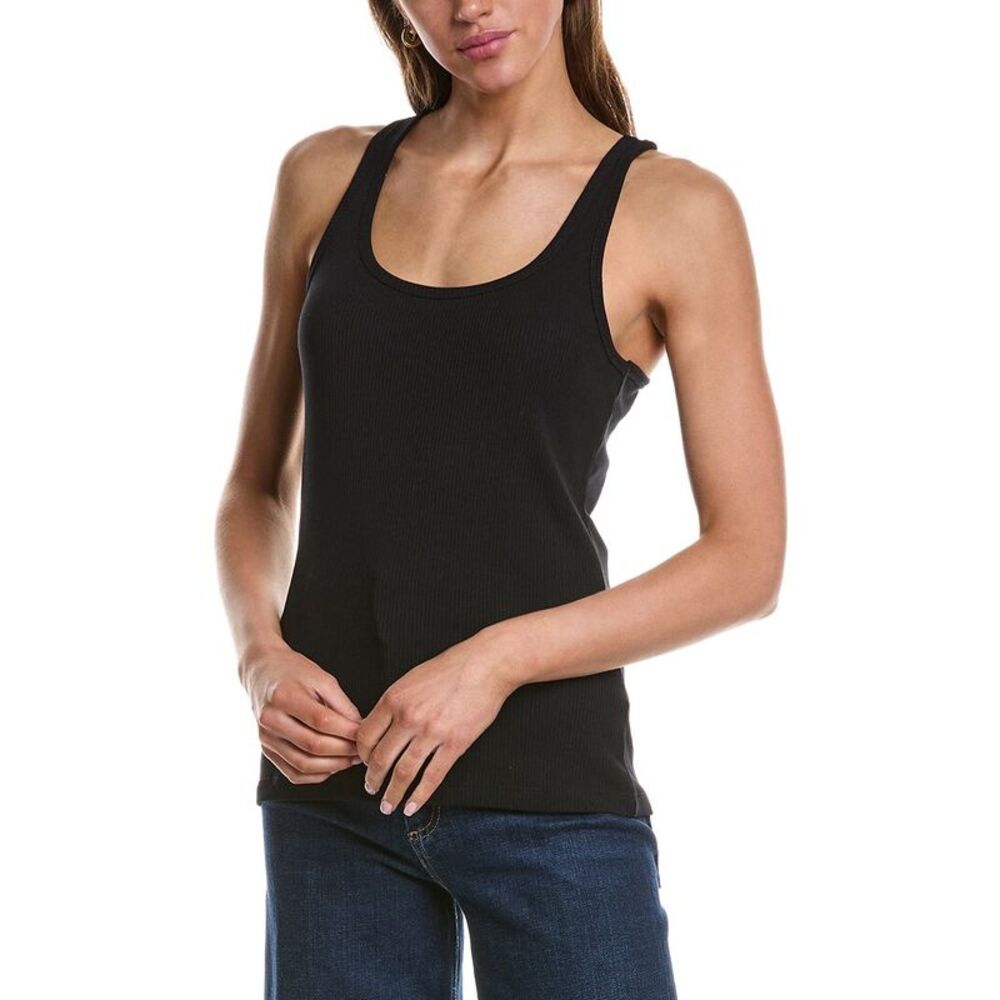 Ichi Womens  Ihpalmer Rib Box Top, Black